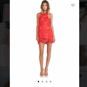 red lovers + friends dress
